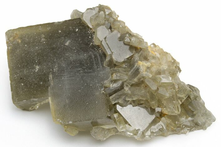Yellow-Brown Tabular Barite Crystals with Phantoms - Peru #224402